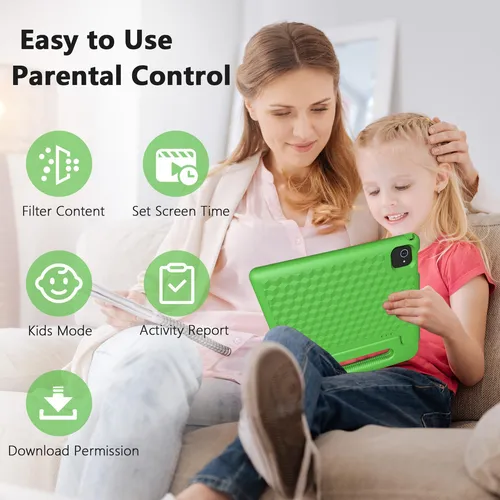 Jren Tableta Para Ninos De 10 Pulgadas, Tableta Para Ninos D