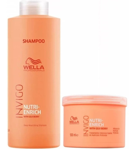 Shampoo 1000ml + Mascarilla 500ml Wella Invigo Nutri Enrich