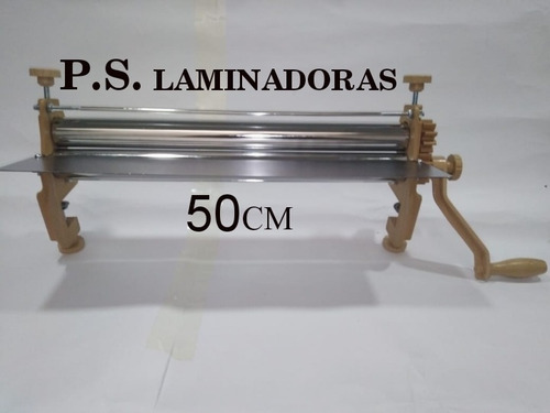 Máquina Laminadora De Masa 50cm, Color Beige, Nuevas