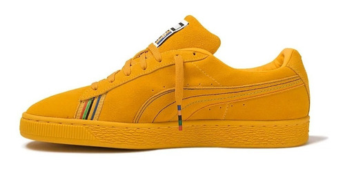 tênis puma suede x power through peace áfrica