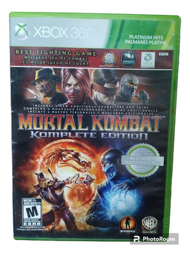 Mortal Kombat Komplete Edition Xbox 360 Funcionando (Usado)