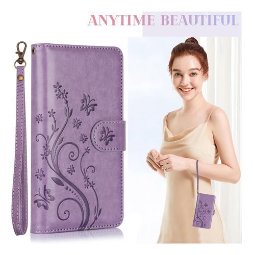 Funda De Piel Tipo Cartera Con Tapa Para Samsung Galaxy A56 A36 A26 A16 A06