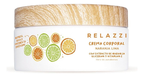  Crema Corporal Relazzi Naranja Lima 190gr