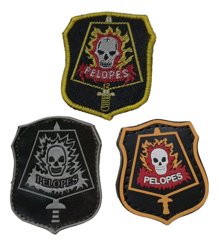 Insígnia Para Gorro Pelopes Coesp Valor Por Unidade Clássica Tecido 80 A 90
