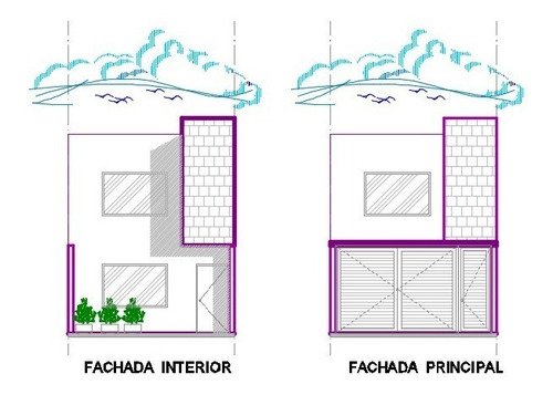 Planos De Casas | Proyecto Arquitectónico | 5 X 20