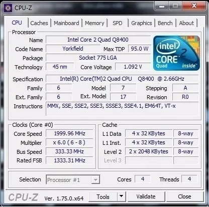 Processador Q8400 Intel Original Core2quad Cpu Gamer Gammer