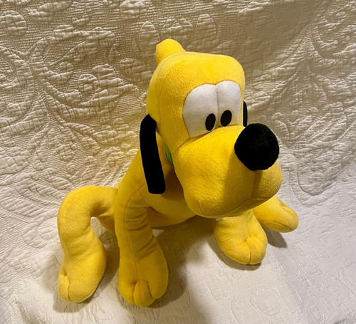 Peluche Pluto Disney 40 Cm Perfecto Estado Amarillo (Usado)