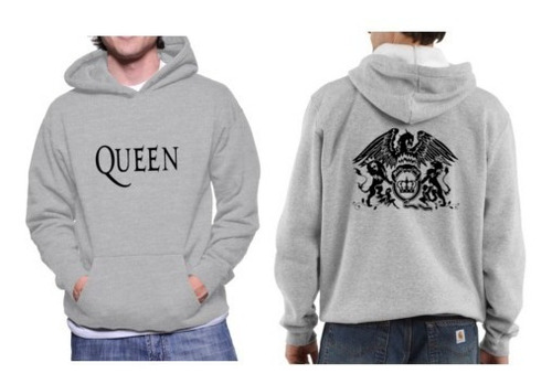 Blusa Moletom Queen  Casaco Moleton Unisex  Rock It Camiseta