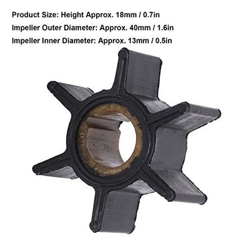 Water Pump Rubber Impeller Accessorie Easy To Install 2