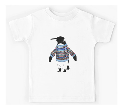 Franela Infantil Pingüino