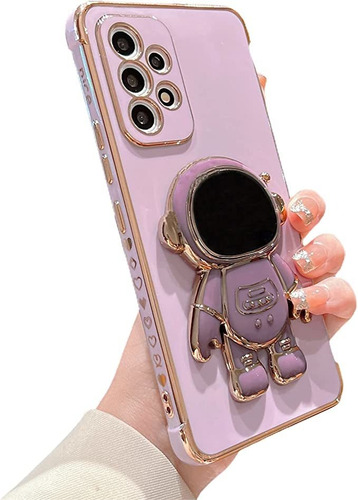 Funda Luxury Astronauta Para Galaxy A53 5g Purpura