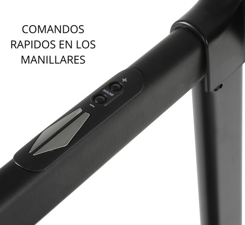 Cinta Caminadora Electrica Body Skull - Velocidad 16 Km/h - Inclinacion Automatica 15 Niv - Usuarios 150 Kg - Superficie 1300x450 Mm - Plegable - Con 6 Amortiguadores Sistema Anti Shock - 2733 Negra