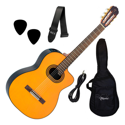 Violão Eletroacústico Clássico Takamine Gc6ce Nylon