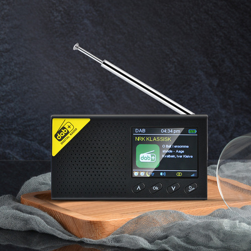Ecrã A Cores Portátil Dab Radio Internet Radio Fm