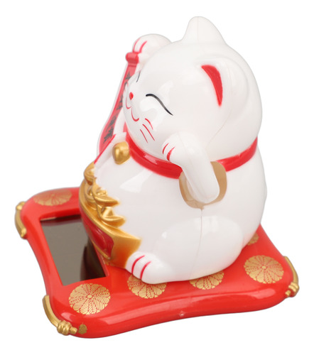 Brazo De Energía Solar Lucky Waving Cat Fortune Plastic