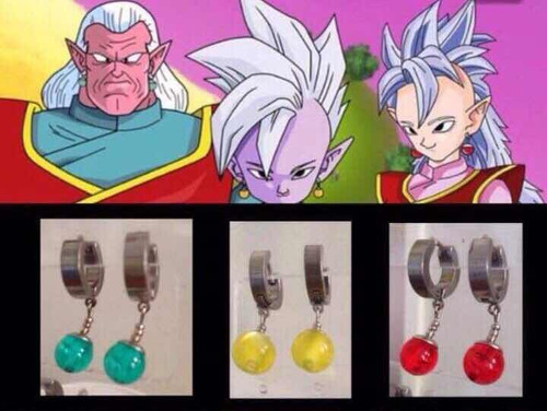 Aritos Fusión Potara Vegetto - Dragon Ball Z