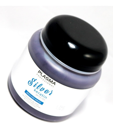 Máscara Matizador Silver Con Keratina Plasma X 500 G