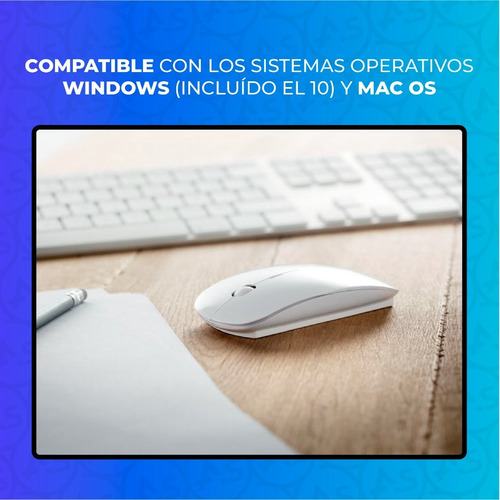 Imagen 6 de 10 de Mouse Inalámbrico Usb 2.4ghz 10 Metros Distancia Pc Notebook
