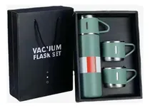 Comprar Set Termos De Agua Caliente Vasos Termicos Cafe + 3 Tazas Color Verde
