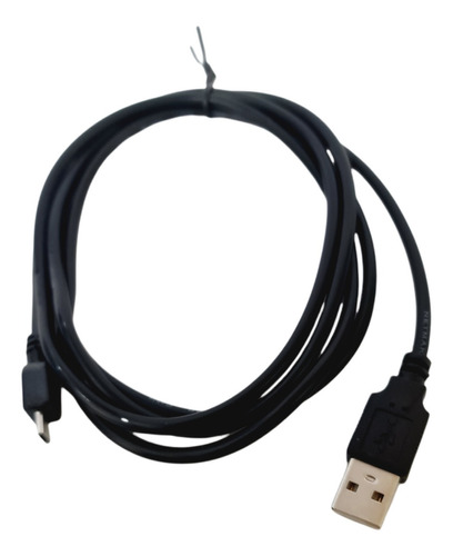 Cable Carga Usb A Microusb V8 Para Samsung LG Nokia 1.5mt Color Negro