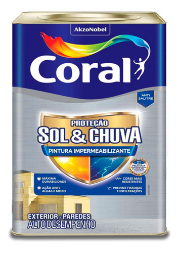 Tinta Impermeabilizante Sol E Chuva Amizade Antiga 16l