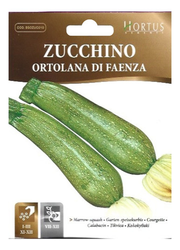 Semillas De Zapallo Italiano Ortolana Di Faenza - Hortus