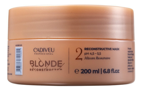Cadiveu Blonde Reconstructor - Máscara Reconstrutora 200ml