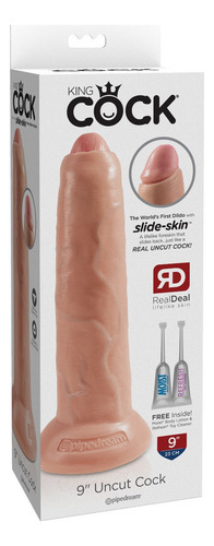 Dildo Pipedream King Cock King Cock 9" Uncut de 23cm de largo total x 5.5cm de diámetro