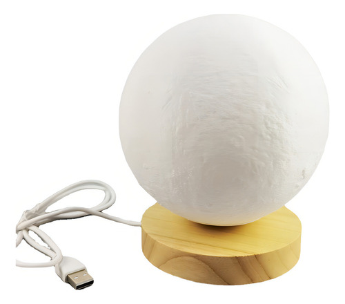 Luz Lunar 3d, Bola Estelar Levitante, Luz Nocturna Led Pantalla Un