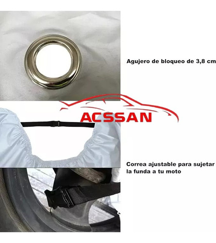 Forro Moto Broche + Ojillos Vector 250cc Rojo 2022