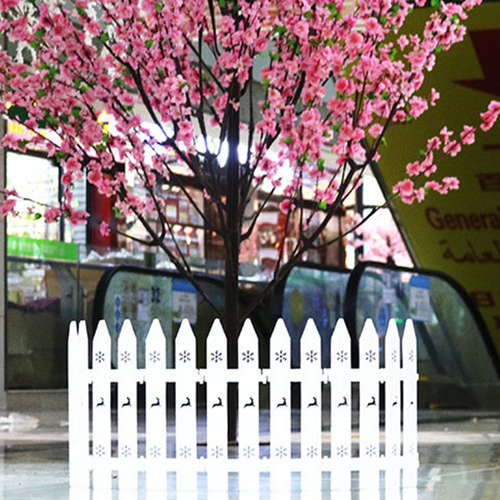 Decoración Navideña De Plástico Para Vallas De Árbol, Esquin