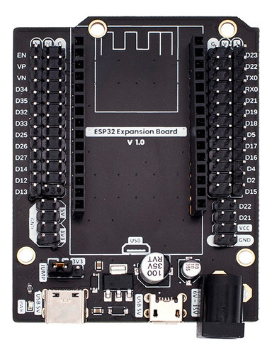 Nodemcu Esp32 Wifi Ch340g Usb-c + Shield Placa Expansion 30p