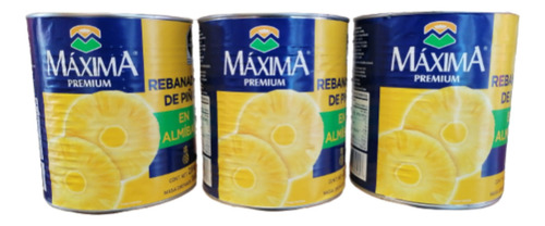 Piña Rebanada Maxima 2800 Gr, Caja Con 6 Piezas