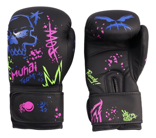 Guantes Boxeo Infantil Muhai Team Street Artist Poliuretano