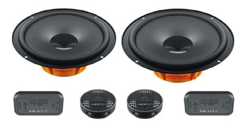 Imagem 2 de 5 de Kit Com 4 X Alto Falante ( 2 Vias 6 E Coaxial 5x7 ) Hertz