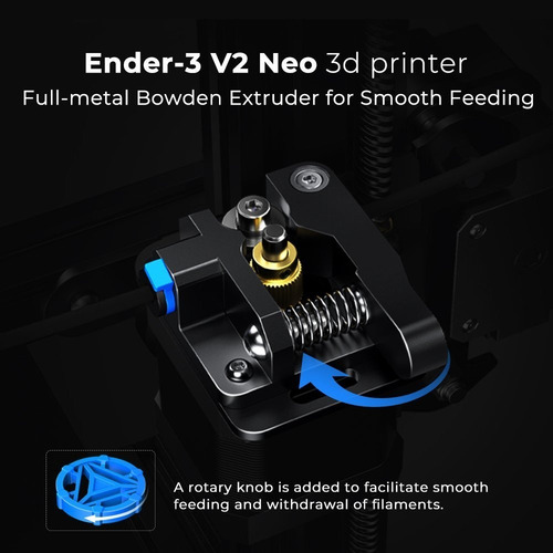 Impresora 3d Creality Ender-3 V2 Neo Nivelación Automática