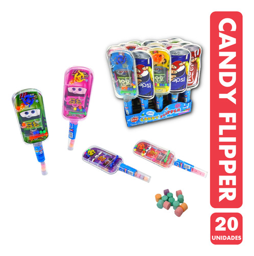 Flipper Candy - Caramelos Libre De Sellos (caja Con 20u)