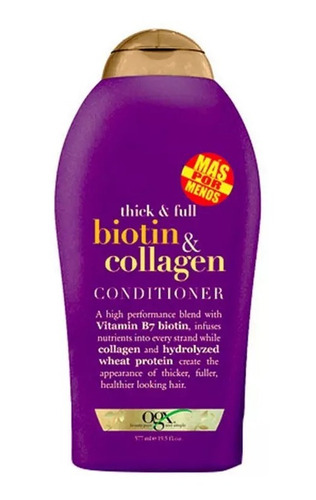 Ogx Acondicionador Hidratante Biotin&collagen 577ml