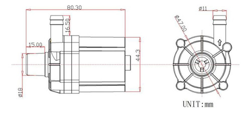 Para Pequeno Tanque Com Bomba D\'água Submersível Sem Dc