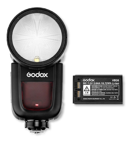 Flash Godox V1 Canon Con Batería De Litio