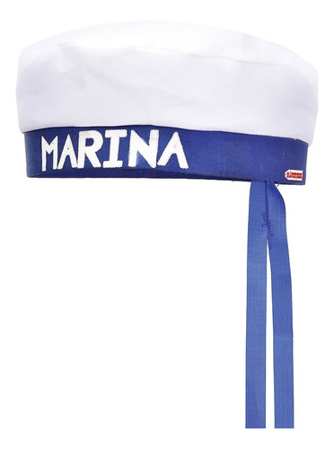 Gorro Marinero Azul Tela Disfraz Fiesta - Ciudad Cotillón