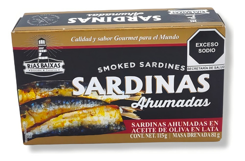 Sardinas Ahumadas 115 G Rias Baixas