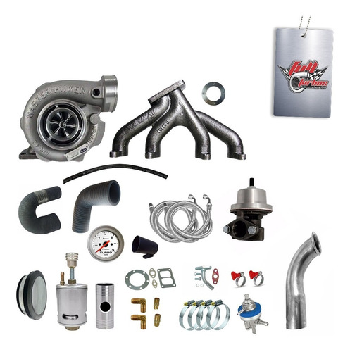 Kit Turbo Vw Ap Mi + Turbina Master Power Apl