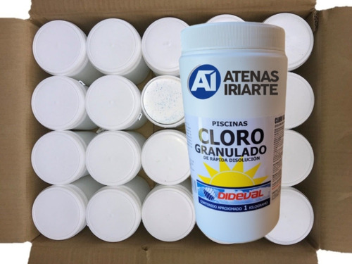 Cloro Granulado 1kg Dideval Caja 20kg