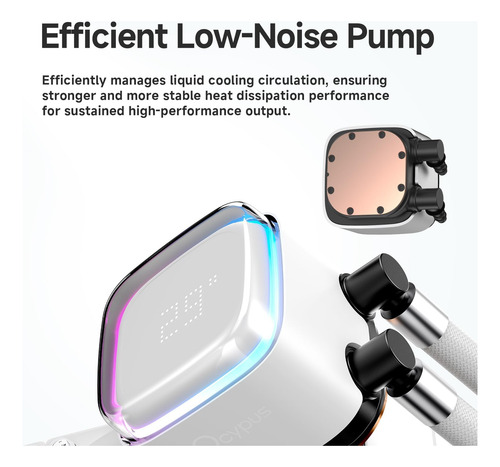 Watercooling Ocypus Iota L36 360mm Amd Intel Blanco