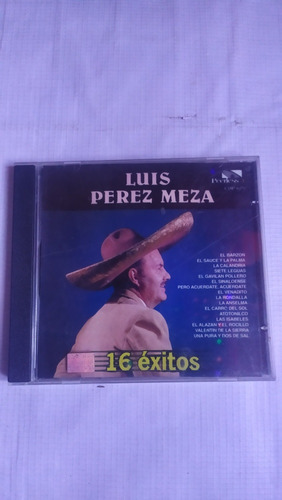 Luis Pérez Meza 16 Éxitos Disco Compacto Antiguo Original 
