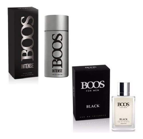 Perfume Boos Man Intense 90ml + Boos Black 100ml Promoción