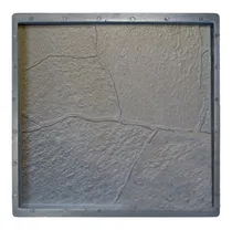 Comprar Moldes Para Piso, Baldosas, Mosaicos Laja Gregoriana Color Gris Oscuro