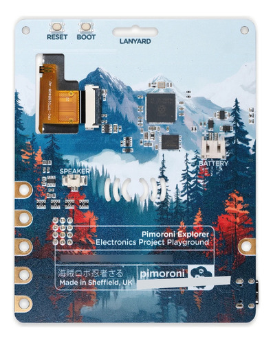 Pimoroni Explorer - Kit Electrónico Con Lcd Y Mini Breadboar