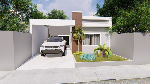Planta De Casa 2 Quartos - Projeto Arquitetônico Completo